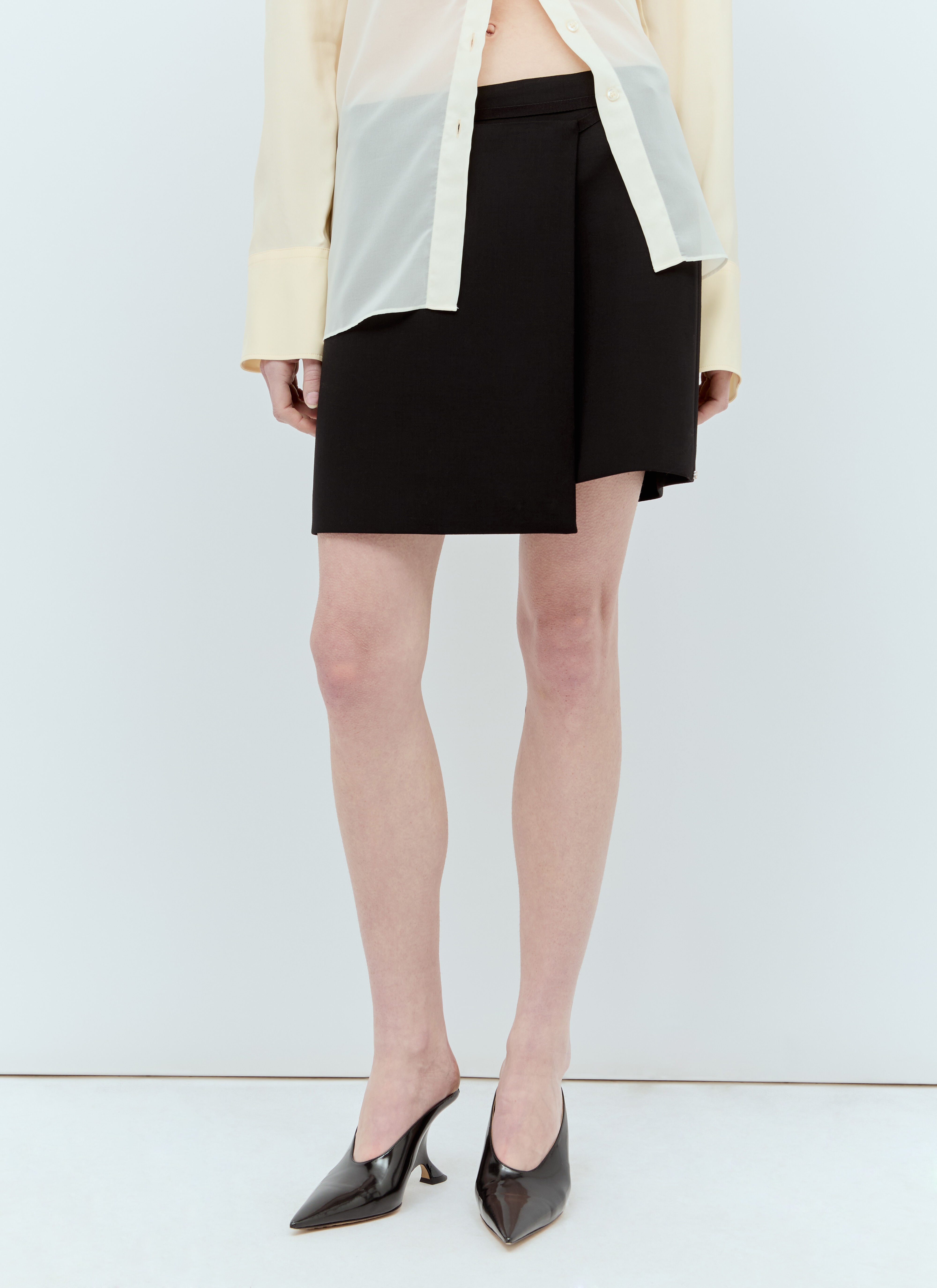 Mini Wrap Skirt - 1