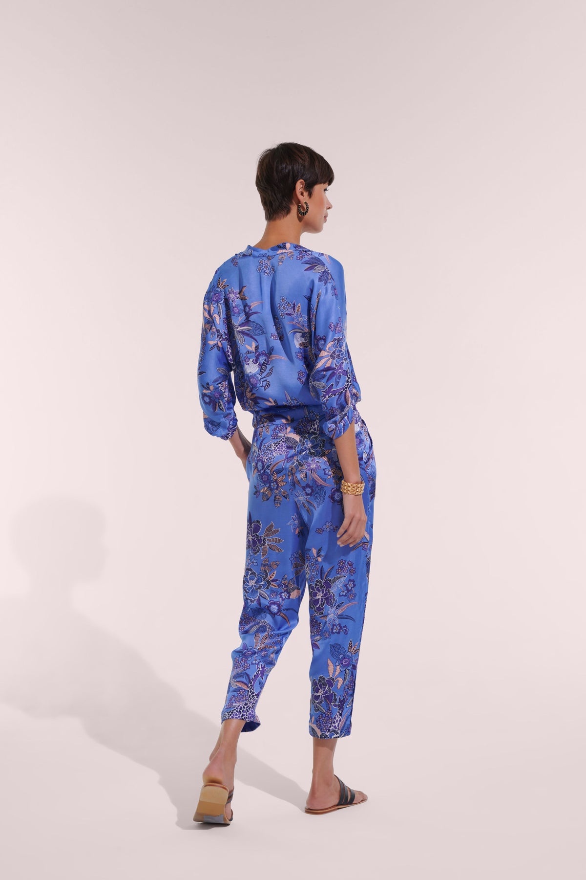 Pant Bel - Blue Leo Forest - 2
