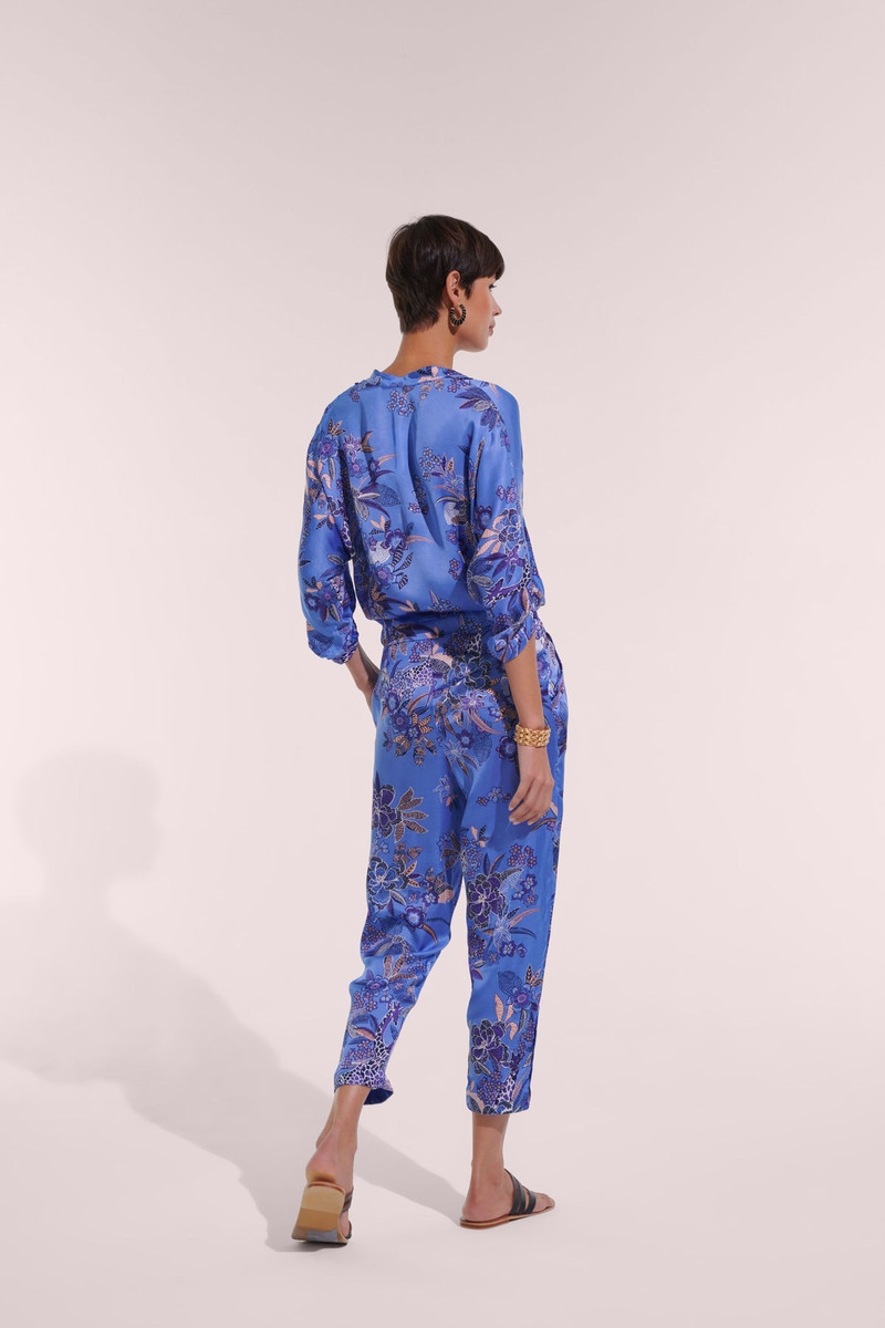 Poupette St Barth Pant Bel - Blue Leo Forest outlook