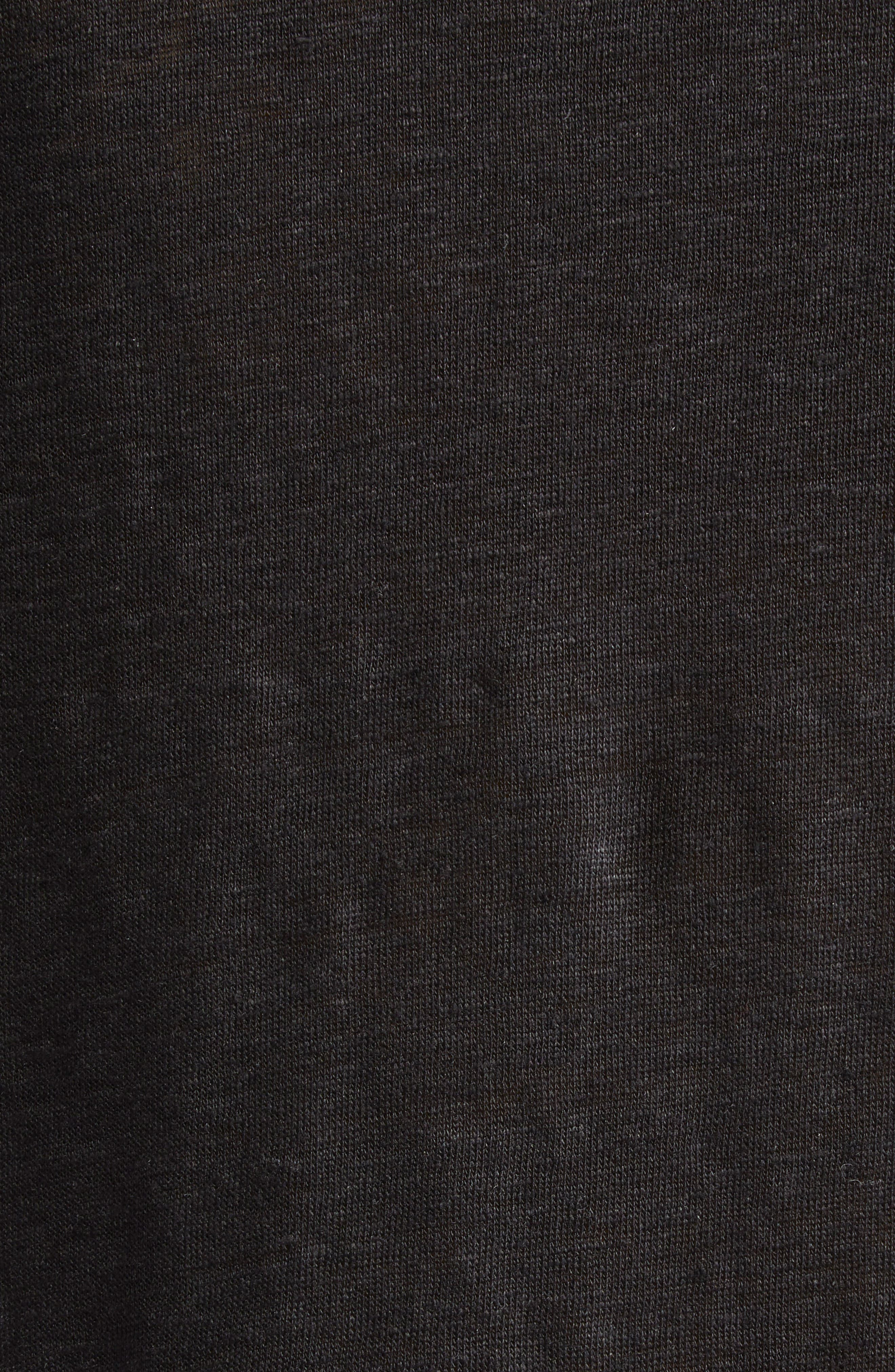 Zimmermann Crystal Embellished Linen T-Shirt in Black at Nordstrom - 6