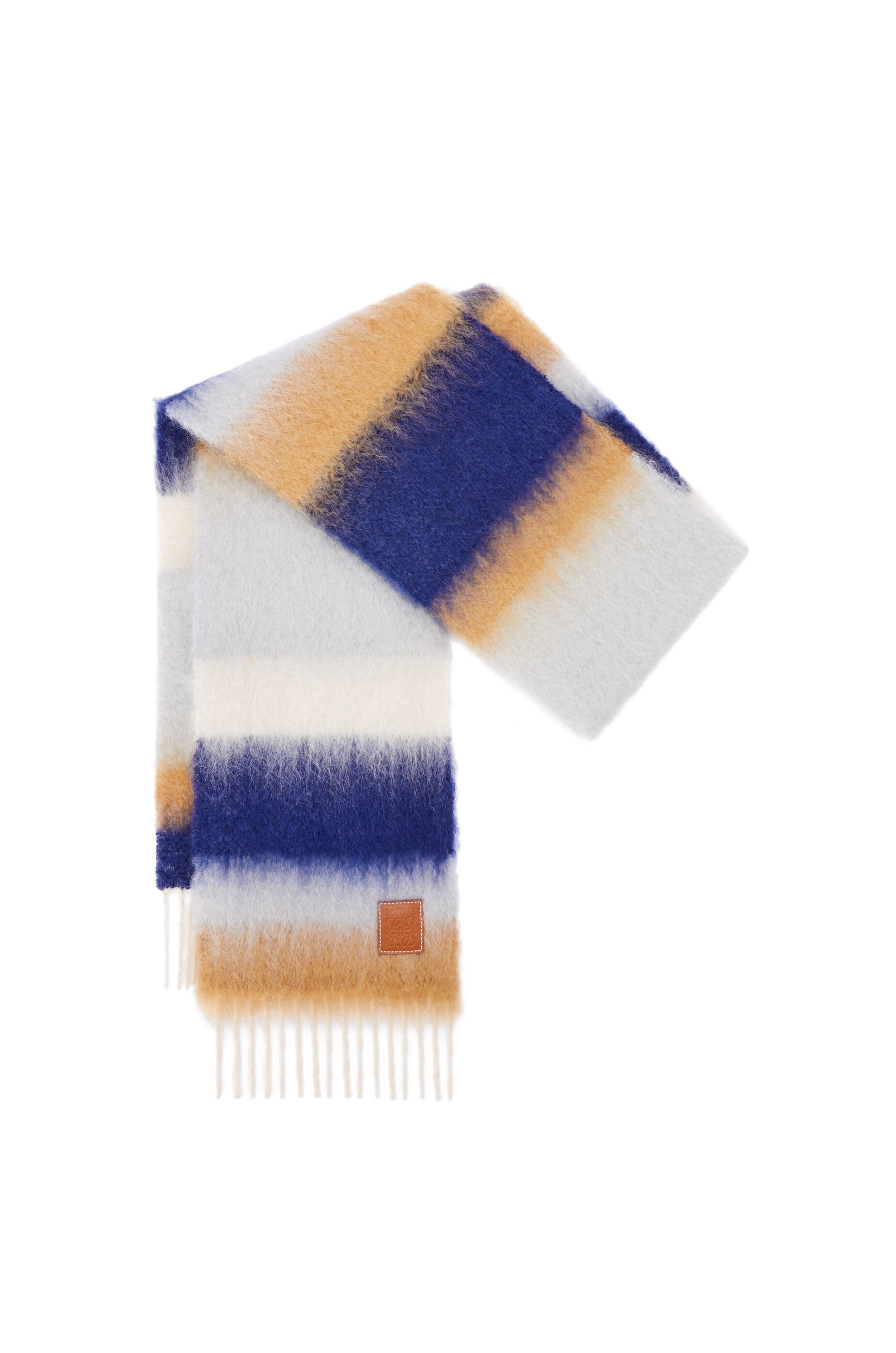 Stripe scarf in mohair - 3