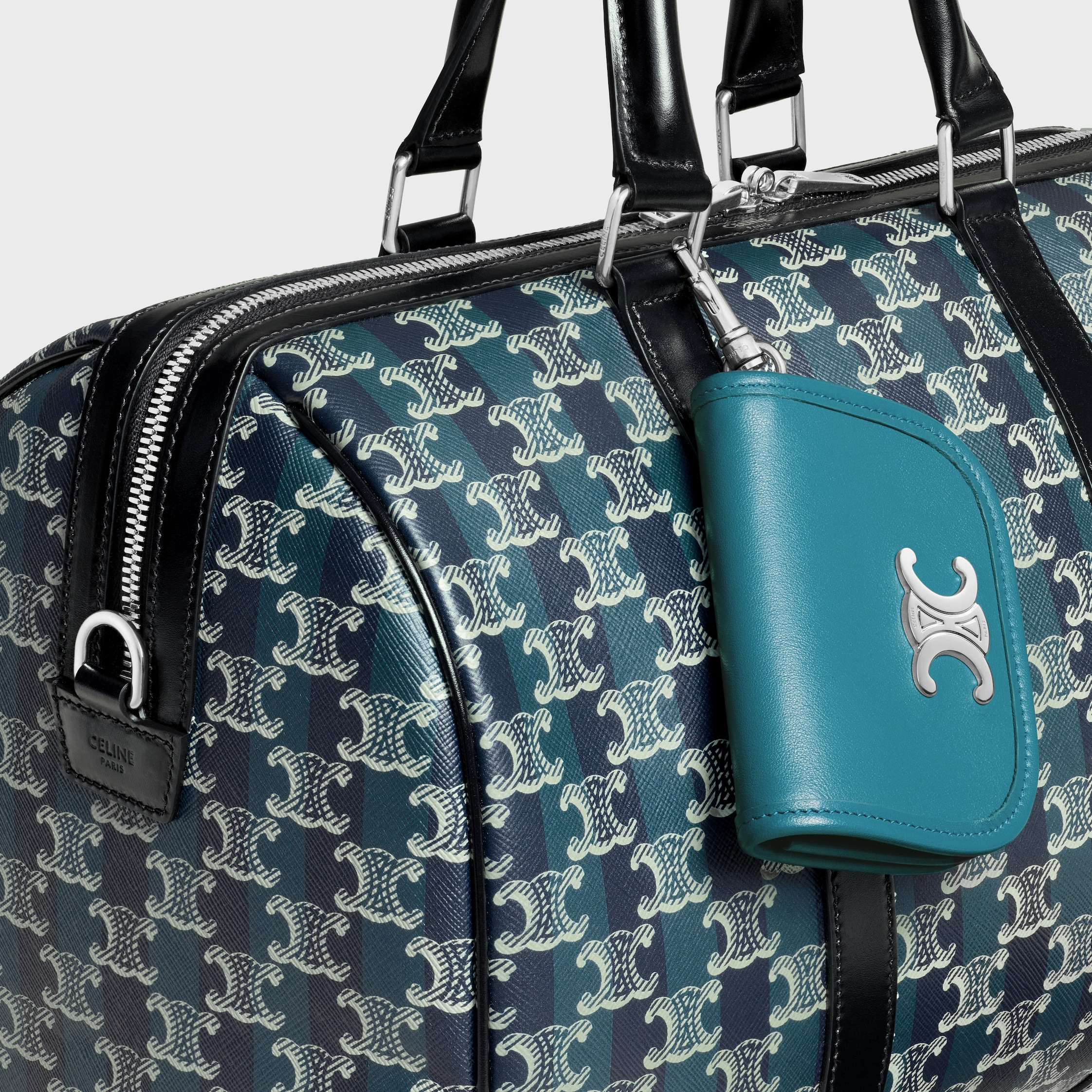 KEYRING NANO BESACE TRIOMPHE IN SMOOTH CALFSKIN - 5