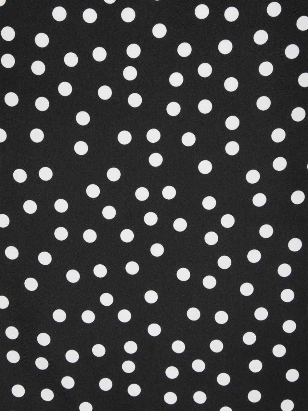 polka-dot silk scarf - 2