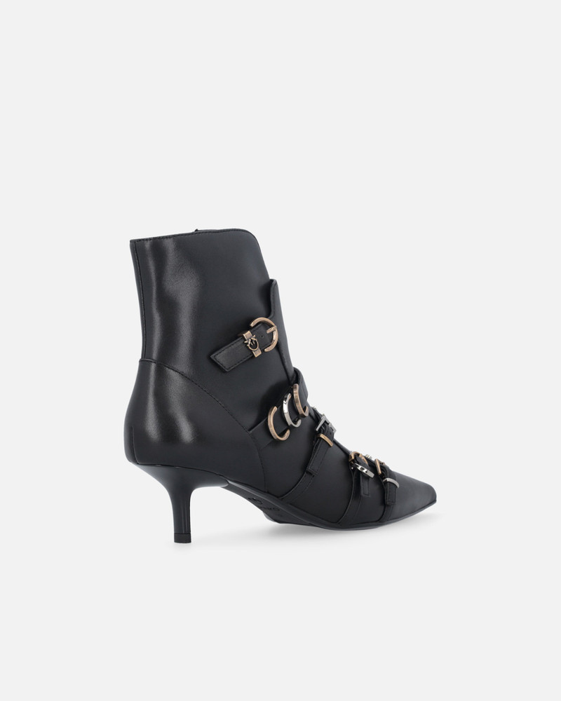BOOTIES WITH STRAPS AND LOVE BIRDS LOGO 3