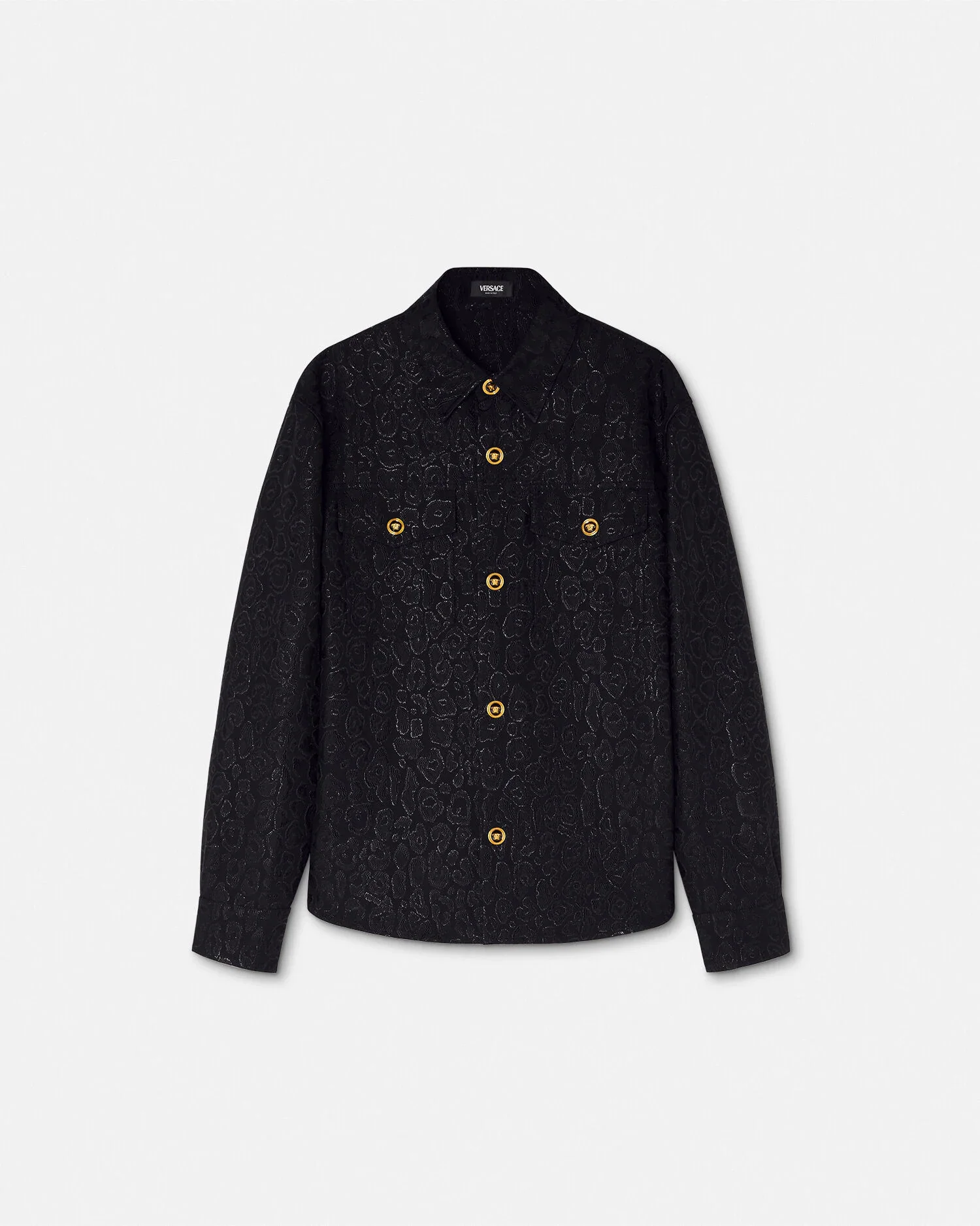 Leopard Jacquard Overshirt - 1