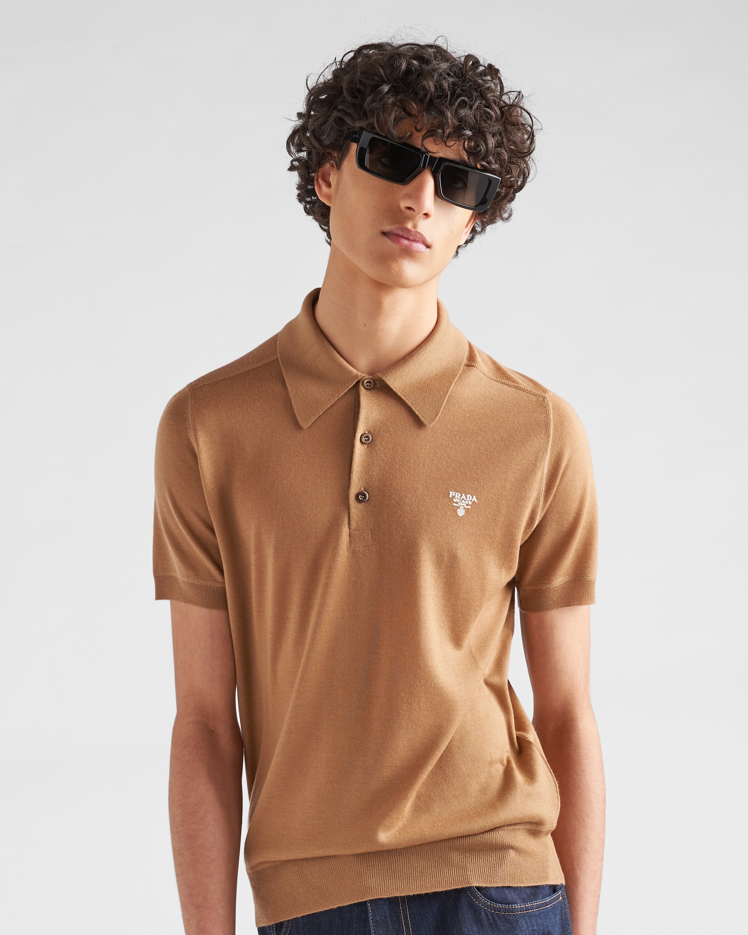 Cashmere polo shirt - 3
