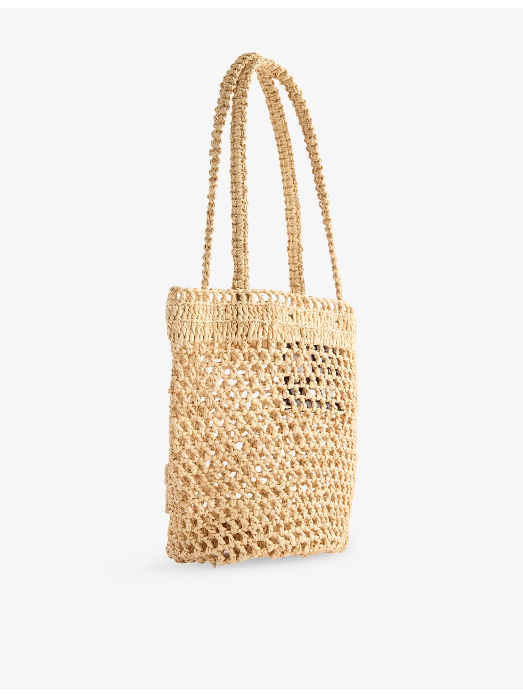 Summer Banana Small Raffia Tote Bag - 4