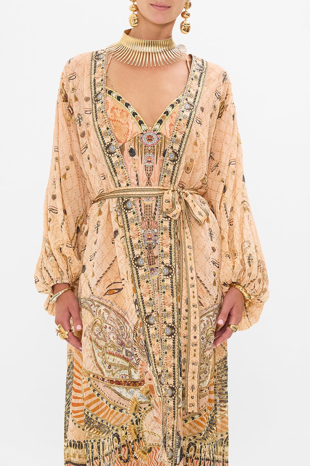 BLOUSON SLEEVE EMBELLISHED LAYER - 5