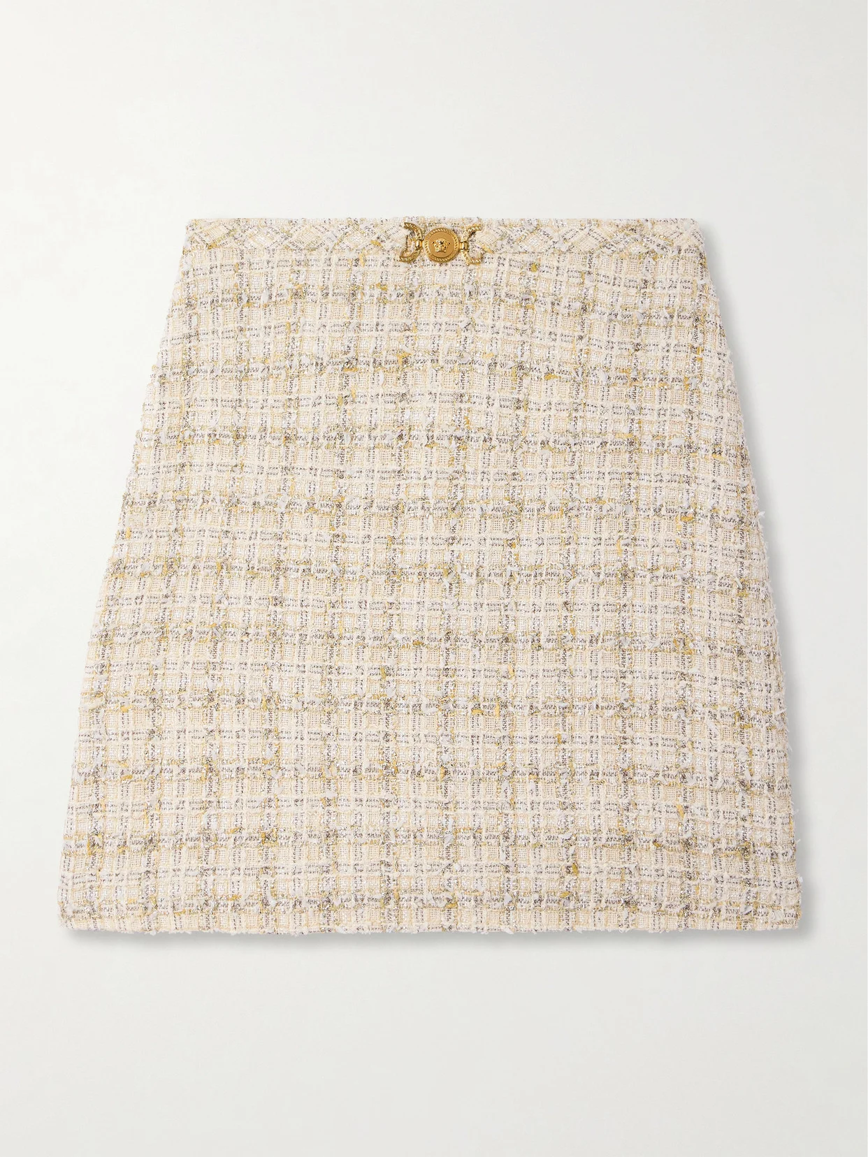 Cotton-blend Tweed Mini Skirt - 1