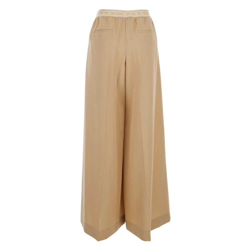 Marni Neutrals Trousers - Palazzo Pants Women - 3