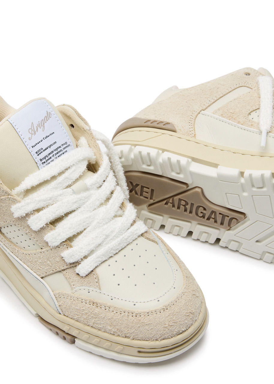 Axel Arigato Area Lo Fluffy Panelled Leather Sneakers - 4