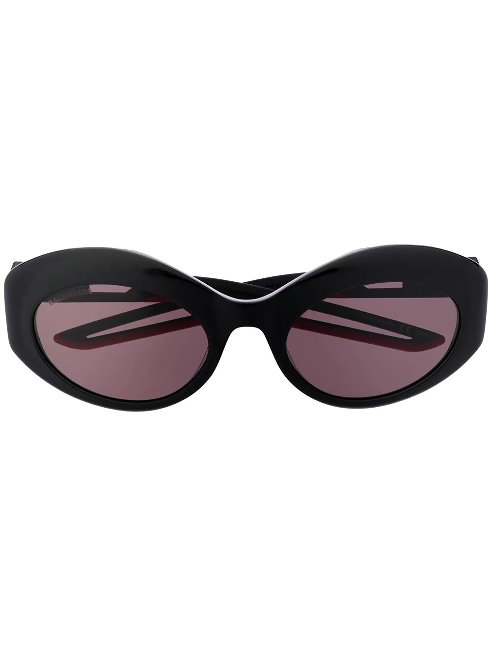 hybrid oval sunglasses - 1