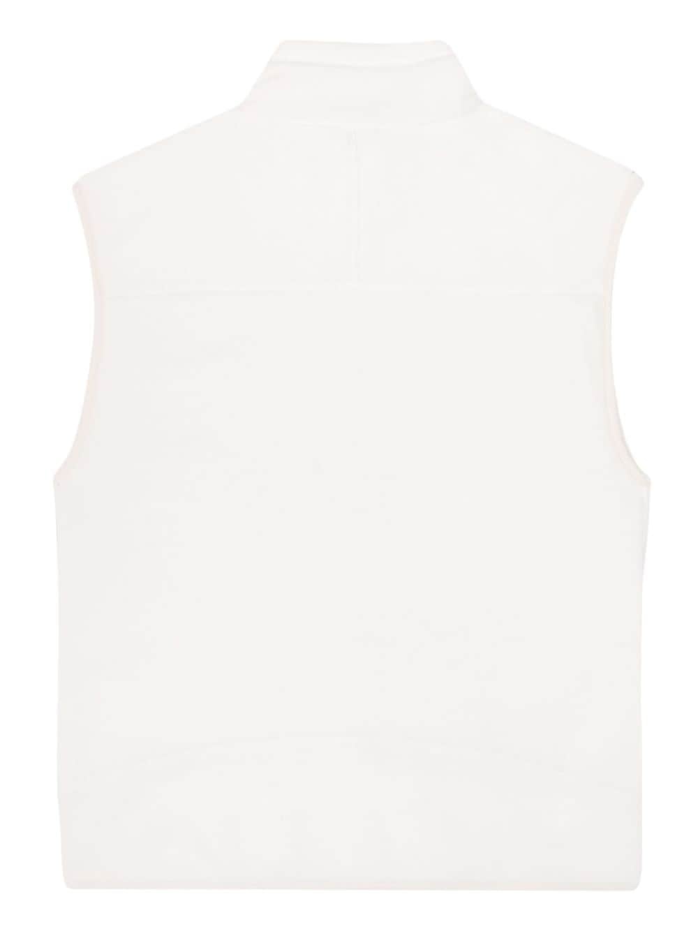 zipped polar vest - 2
