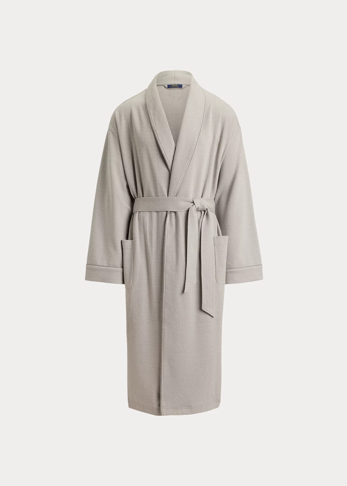 Herringbone-Knit Robe - 1