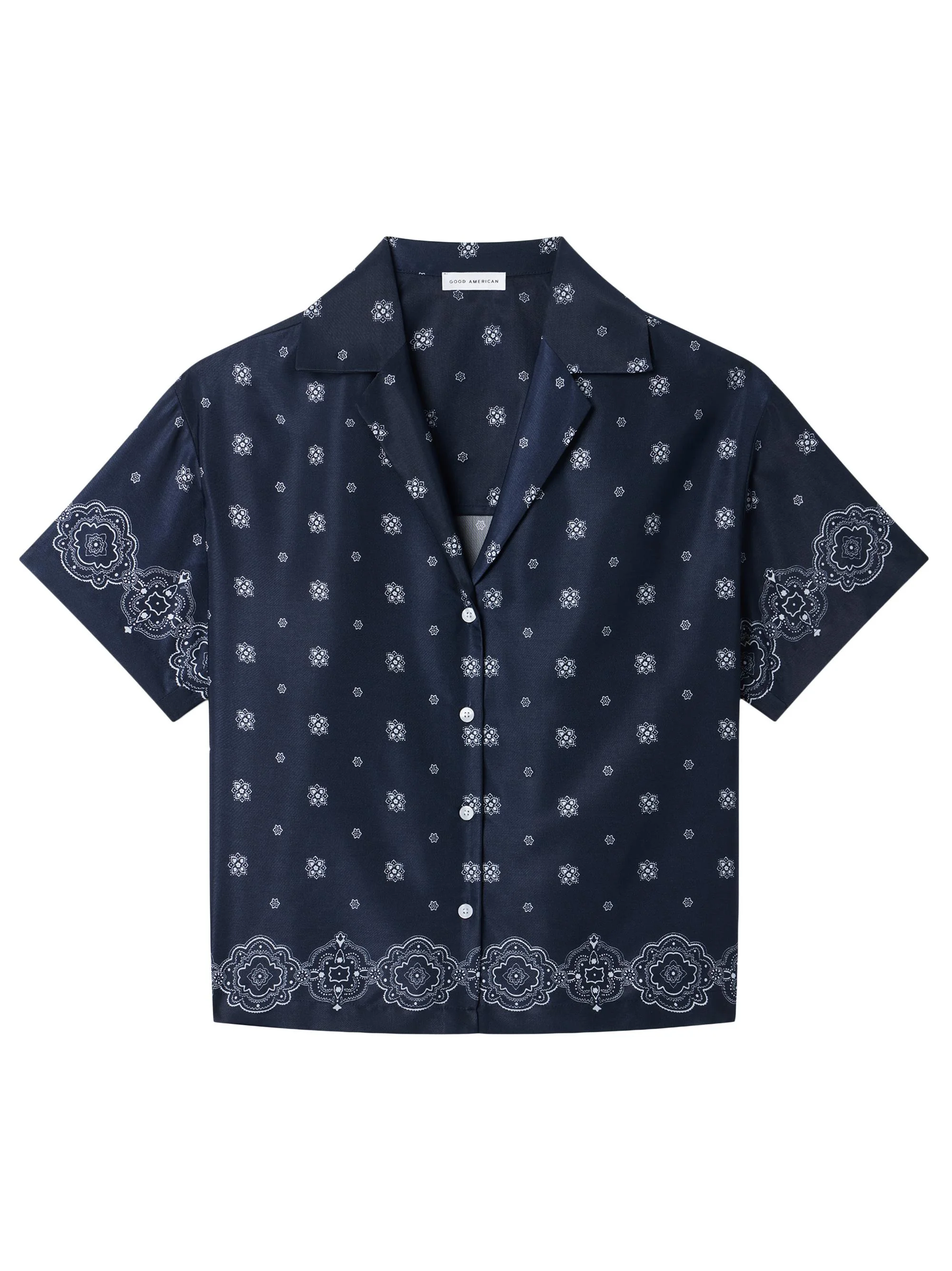 Women's Camp Bandana Print Shirt - Bandana - 1
