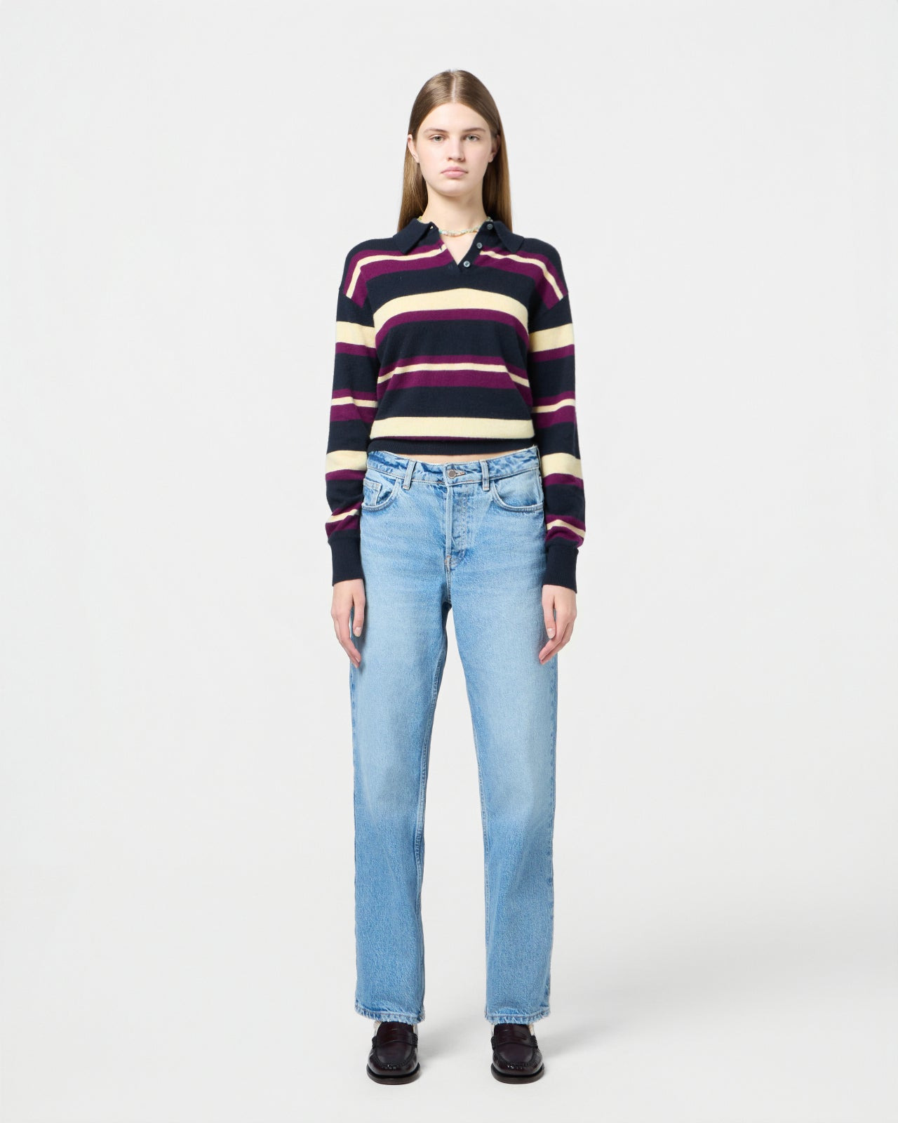 Collegiate Stripe Polo - 2