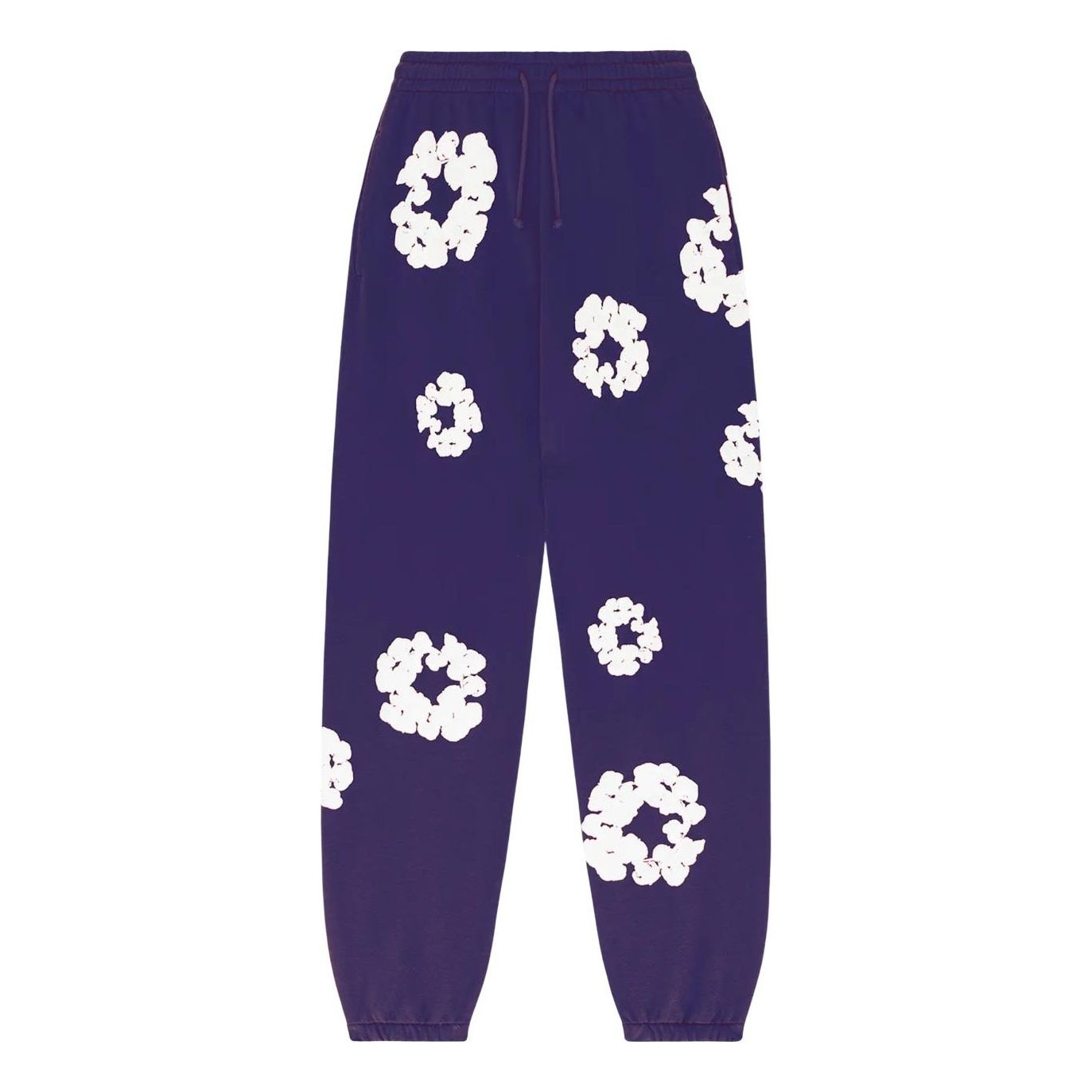 Denim Tears Cotton Wreath Sweatpants 'Purple White' 401-200-30 - 1