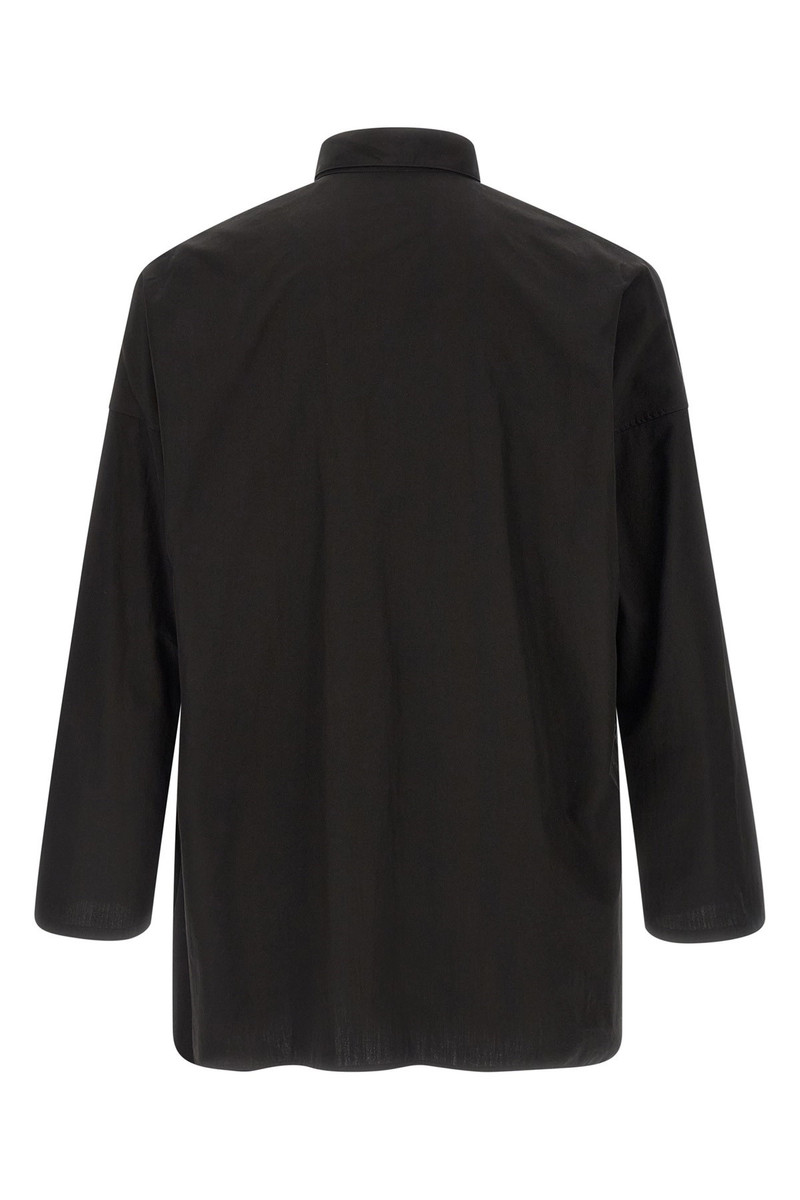 Yohji Yamamoto 'Collar Gather Double B' shirt outlook