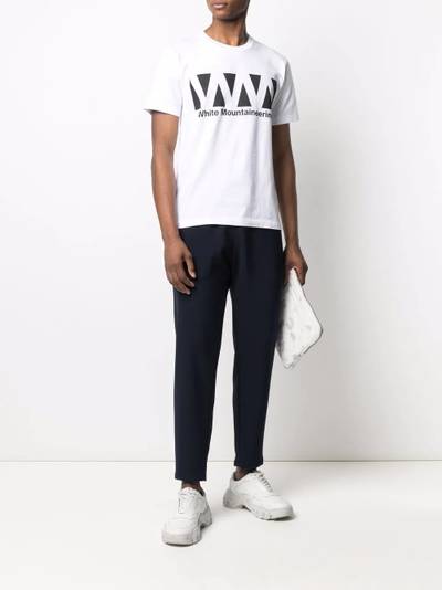 White Mountaineering logo-print cotton T-shirt outlook