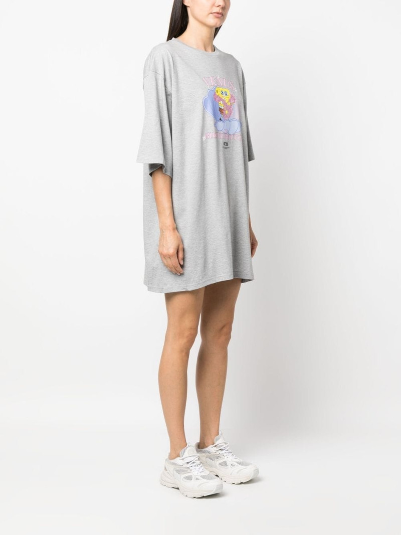 x SpongeBob printed cotton-jersey T-shirt dress 3