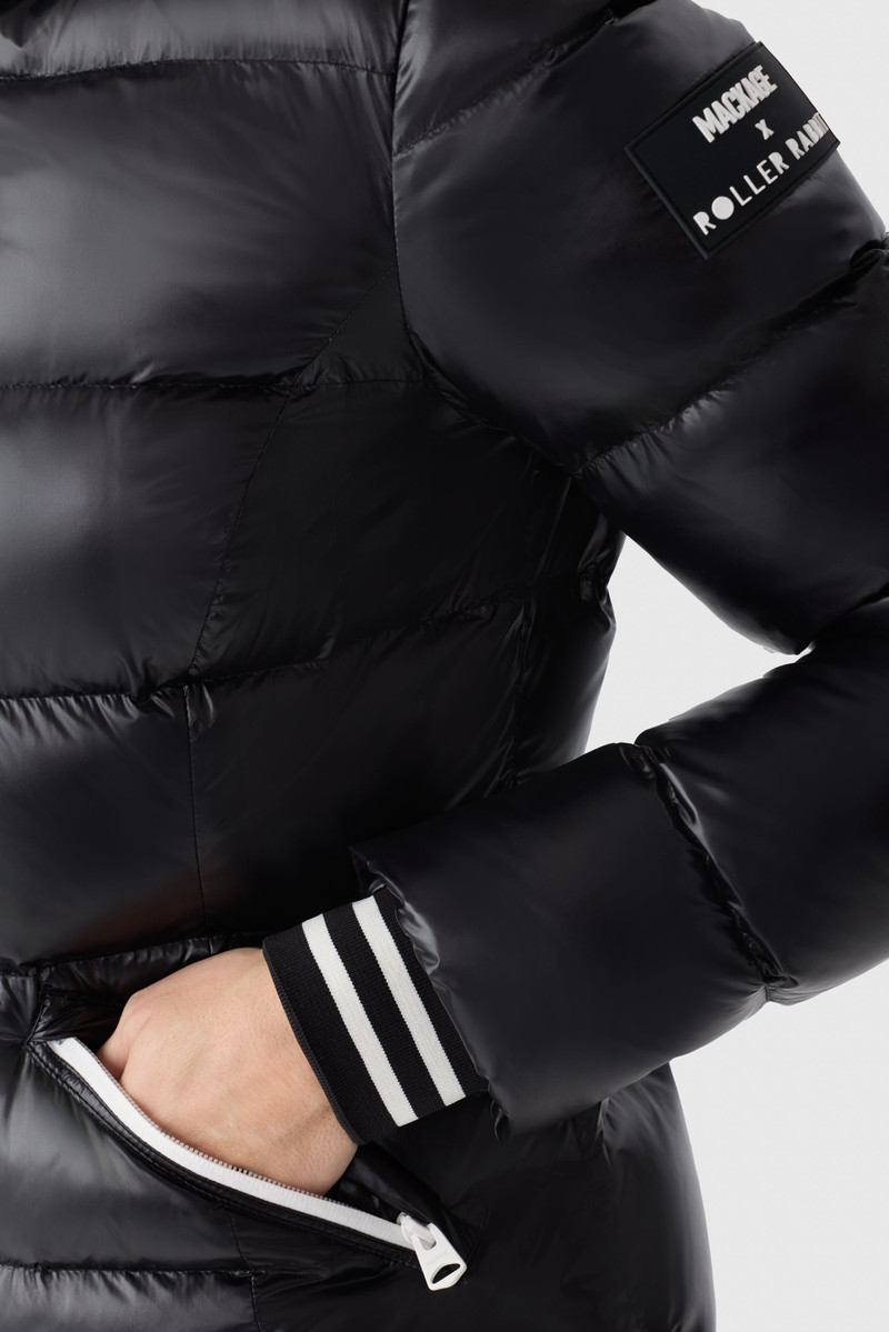 MADALYN-RR Logo Pattern Down Jacket — MACKAGE x Roller Rabbit 9