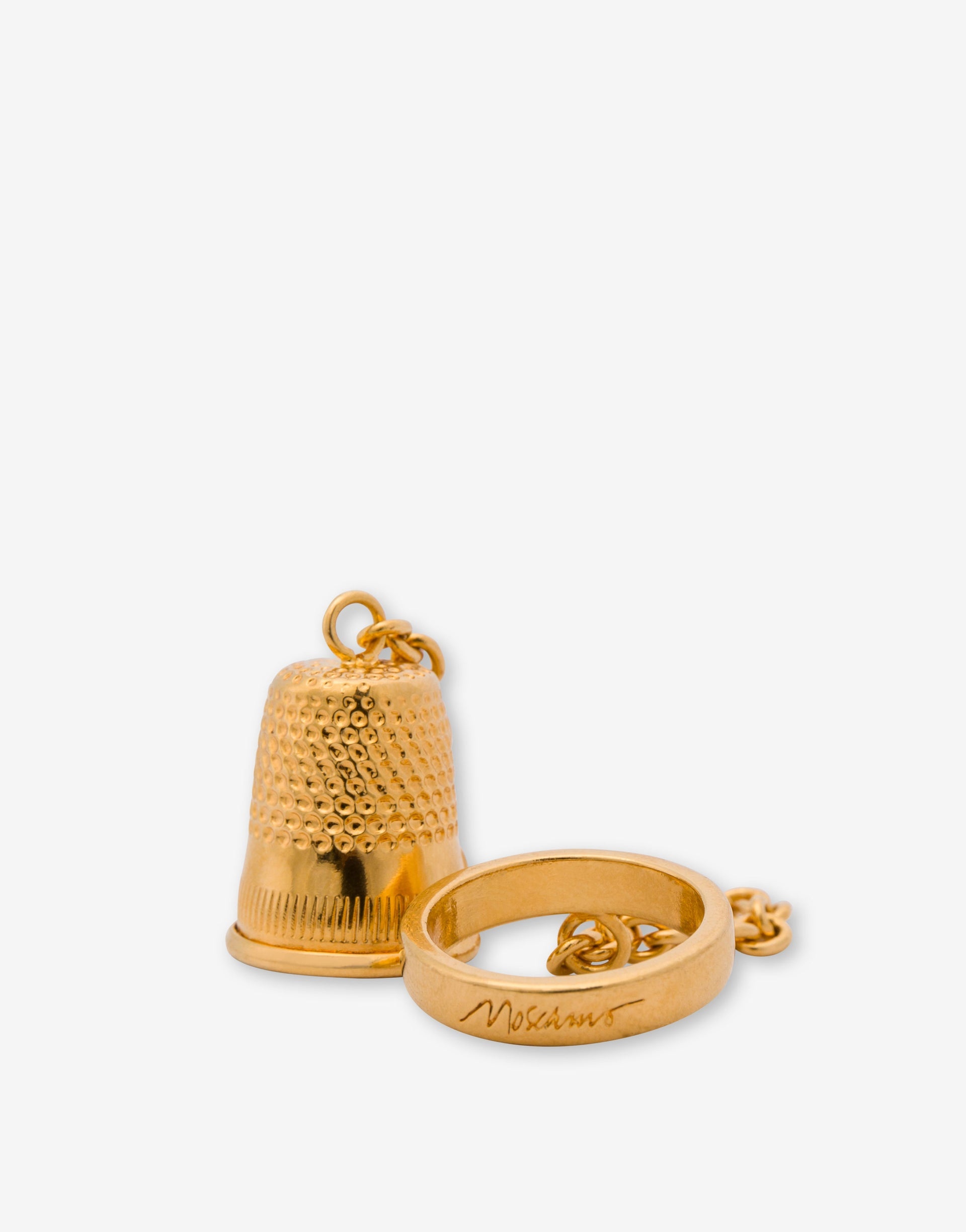 METAL RING WITH CHARM - 2