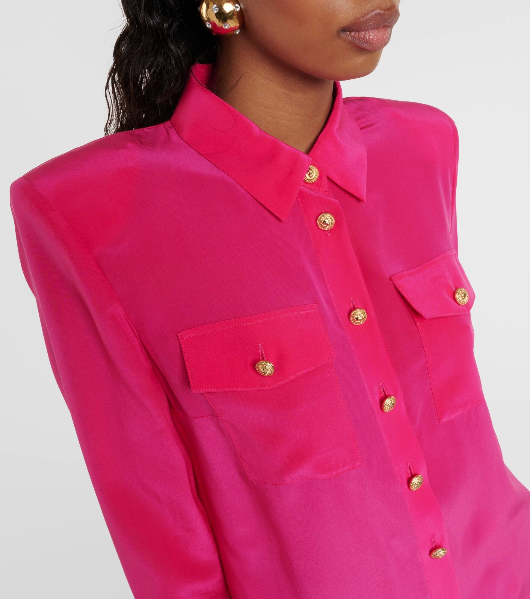 Silk crêpe de chine shirt - 5