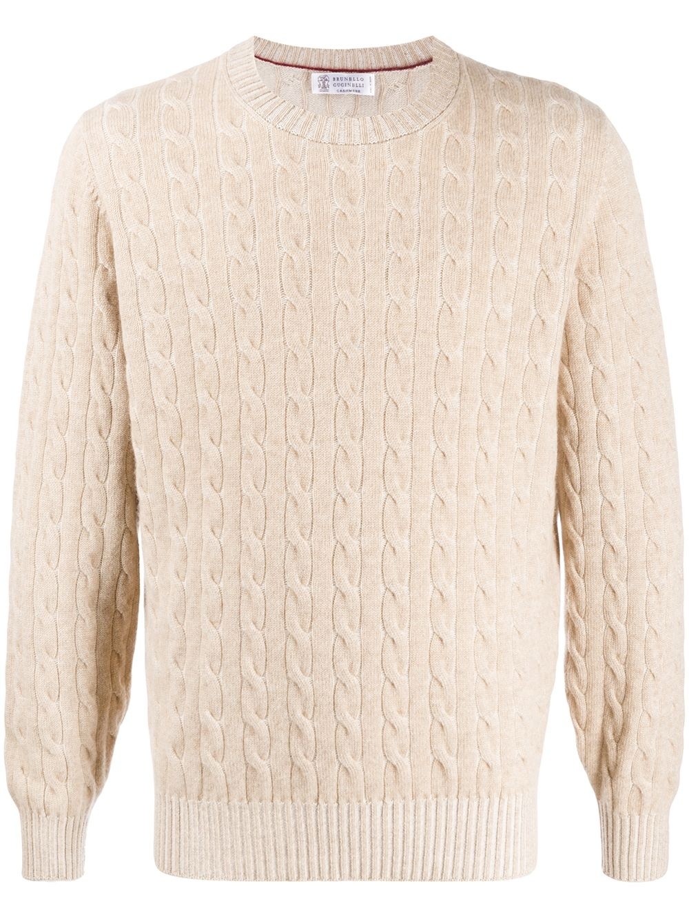 cashmere cable-knit jumper - 1