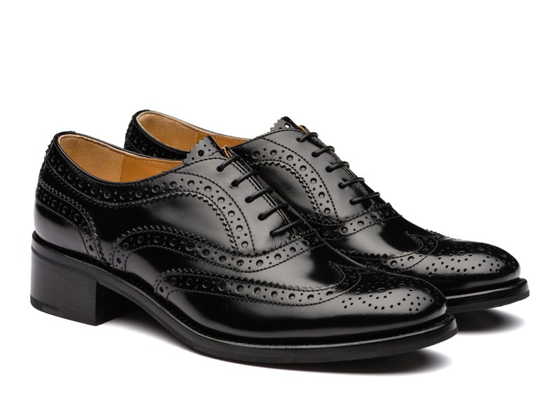 Church's Burwood 35 r
Polished Fumè Heeled Oxford Brogue Black outlook