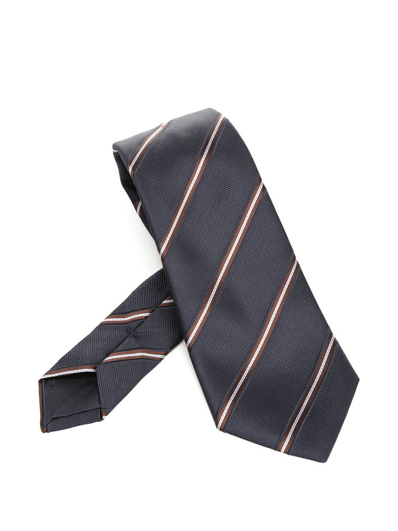 GIORGIO ARMANI striped tie outlook