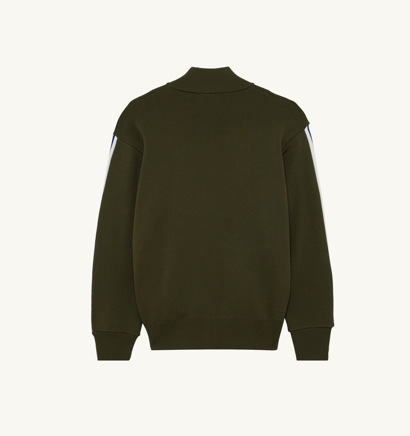 KNITTED TENNIS VISCOSE ZIP JACKET MAN 3