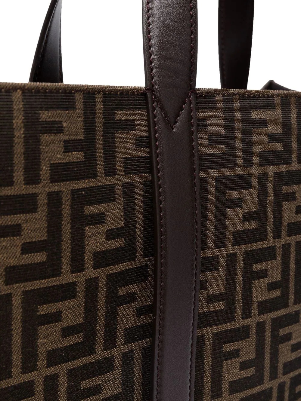 FF jacquard-motif tote bag - 4