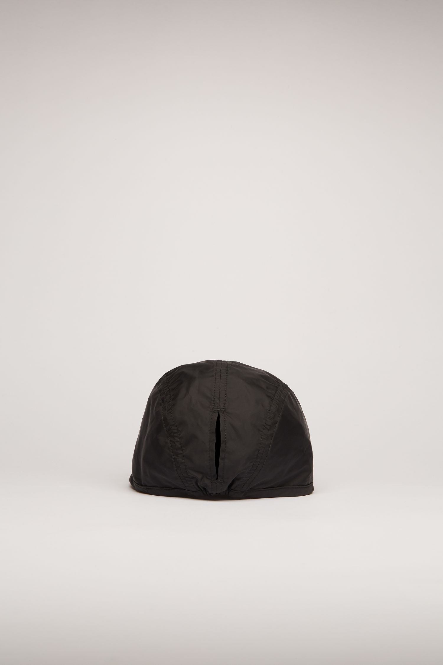 Reflective logo nylon cap black - 2