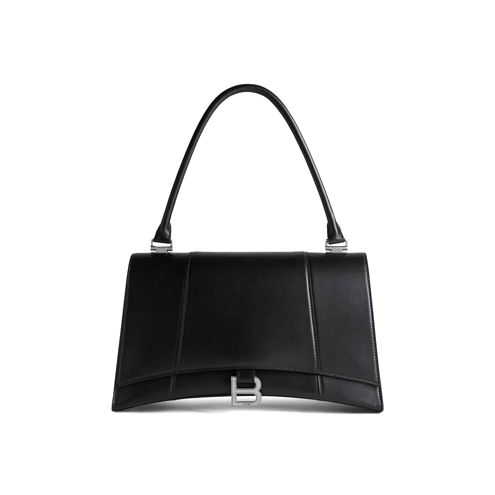 Balenciaga Hourglass Hinge Medium Shoulder Bag 'Black' - 1