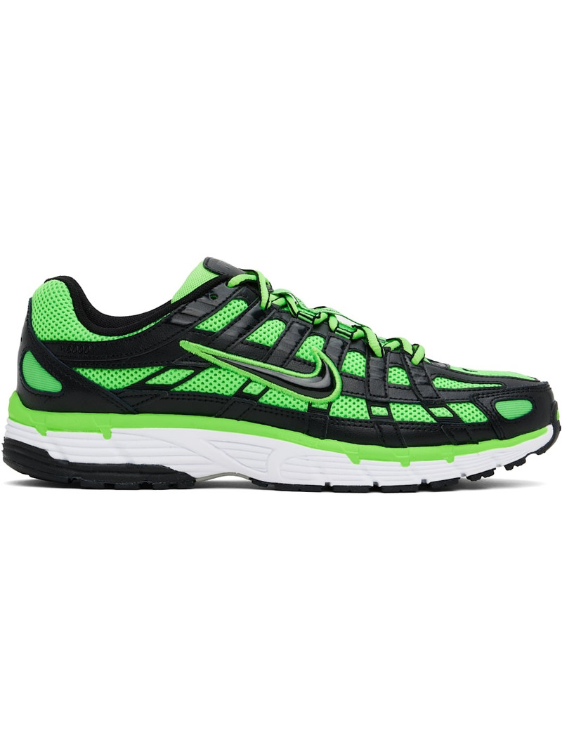 Green & Black P-6000 Sneakers - 1