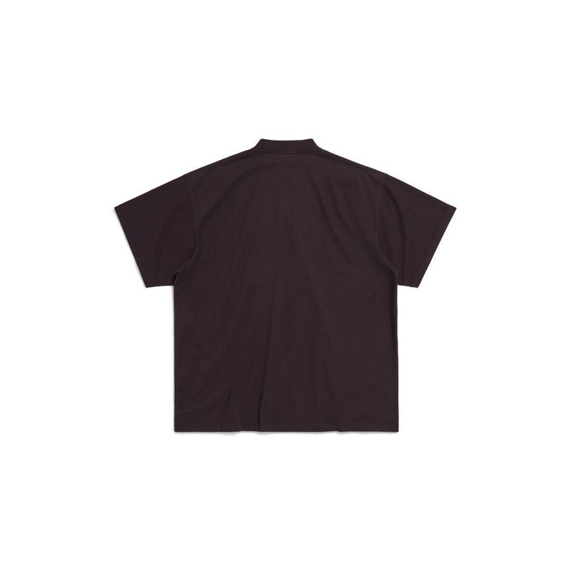 BALENCIAGA Balenciaga Sample Sticker T-Shirt Oversized 'Black' 739028TPVN41270 outlook