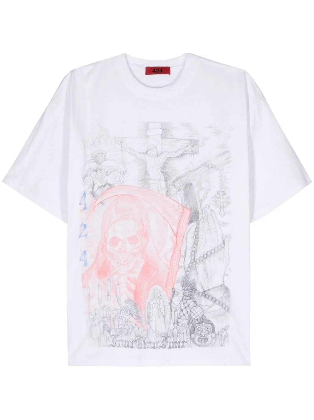Valentina Death cotton T-shirt - 1
