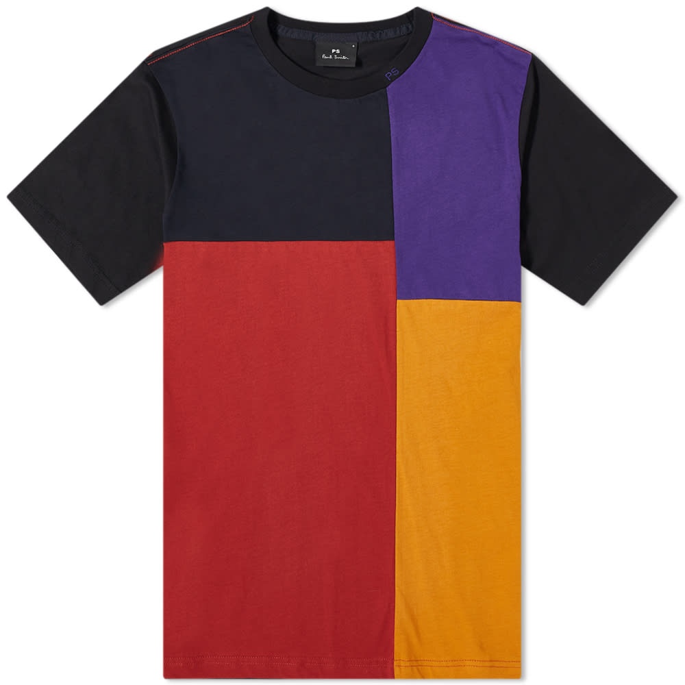 Paul Smith Panelled Patchwork Tee - 1