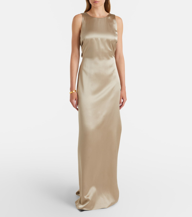 Max Mara Azoto silk satin maxi dress outlook