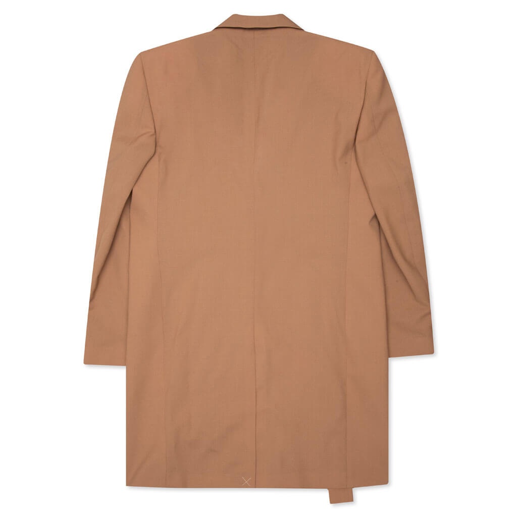 OFF-WHITE C/O VIRGIL ABLOH RELAXED LONG JACKET - CAMEL/NO COLOR - 2
