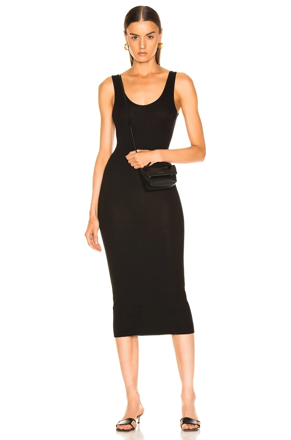 Rib Tank Viscose-Blend Dress - 1