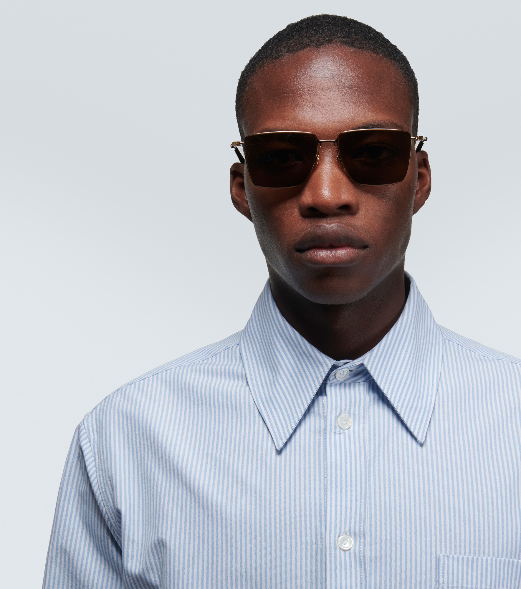 Ultrathin rectangular sunglasses - 2