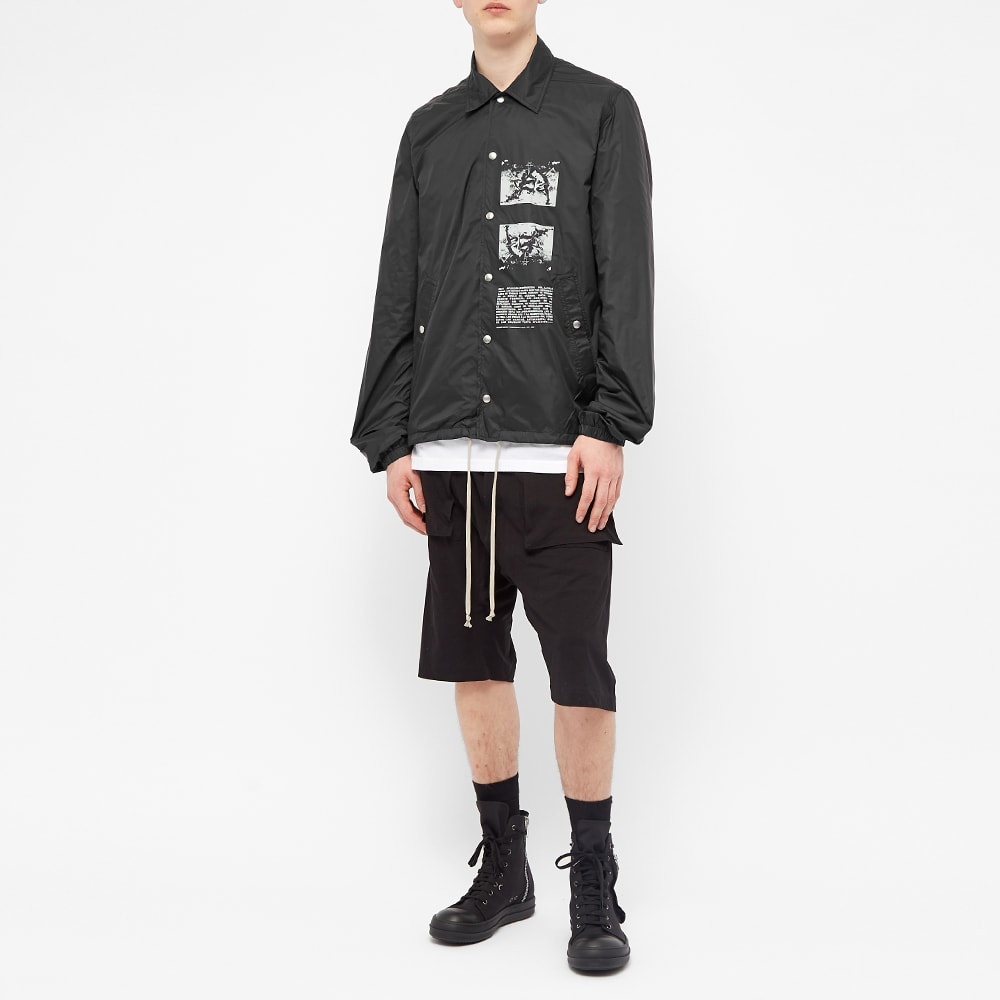 Rick Owens DRKSHDW Printed Coach Jacket - 6