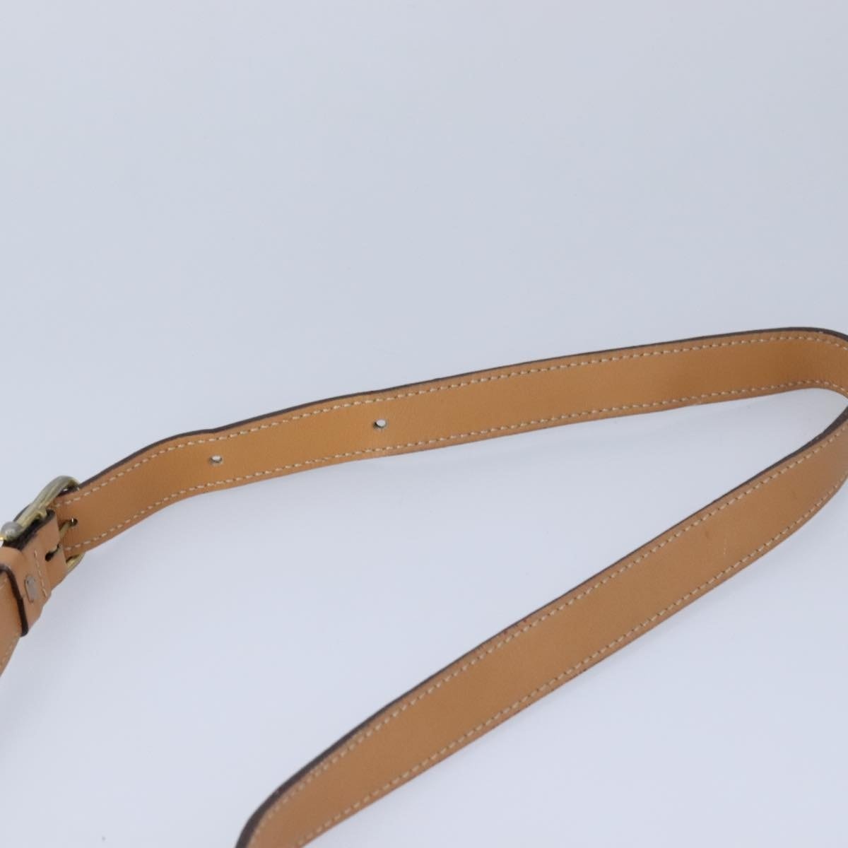 CELINE Macadam Canvas Shoulder Bag Pvc Leather Beige - 14
