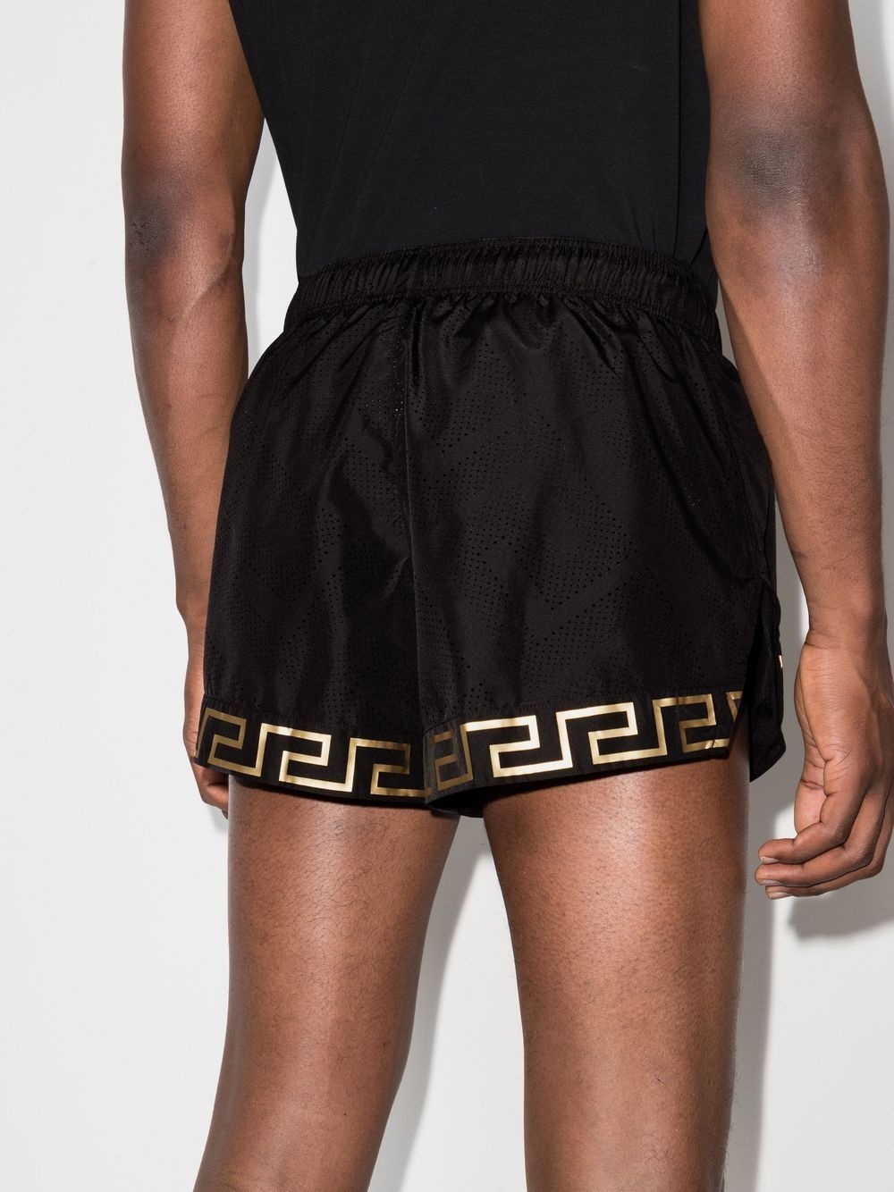 Greca logo-print shorts - 3