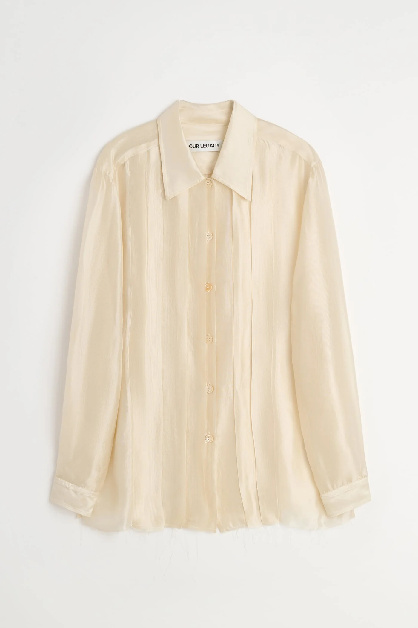 Tuxedo Every Shirt Moonlit Pearl Shimmer Gauze - 1
