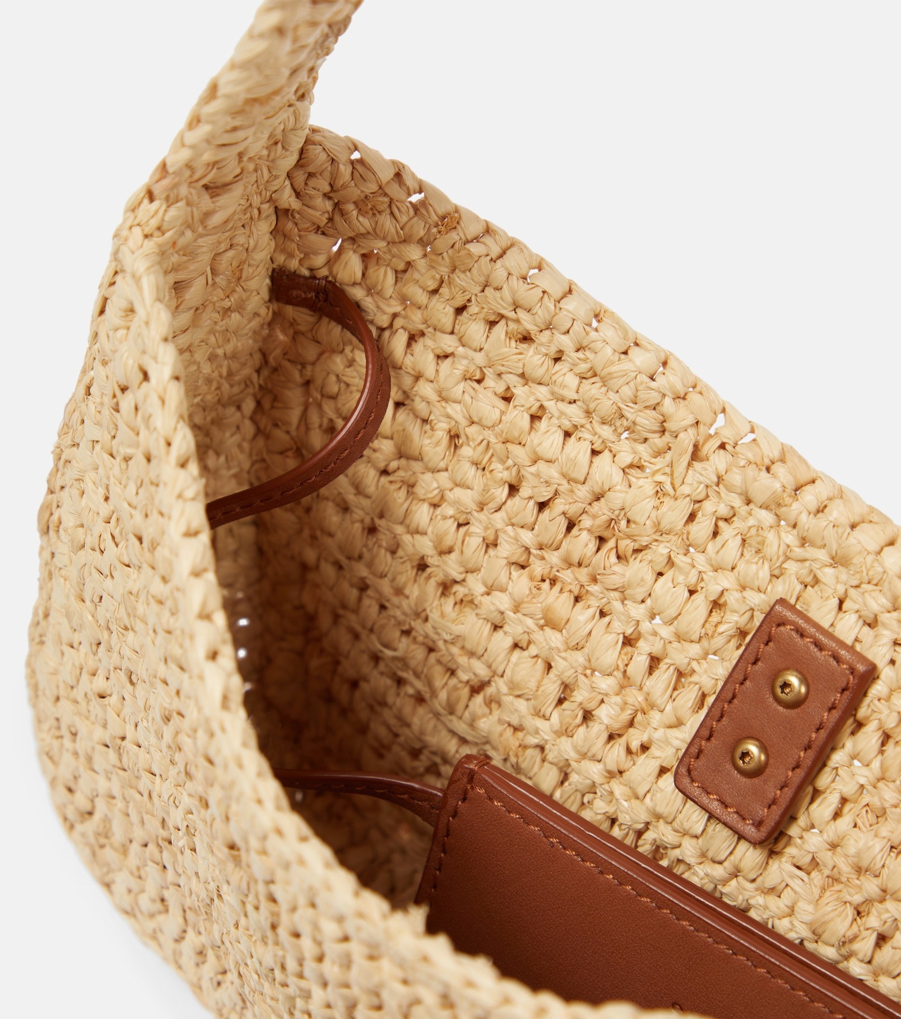 Le 5 à 7 Mini raffia shoulder bag - 3