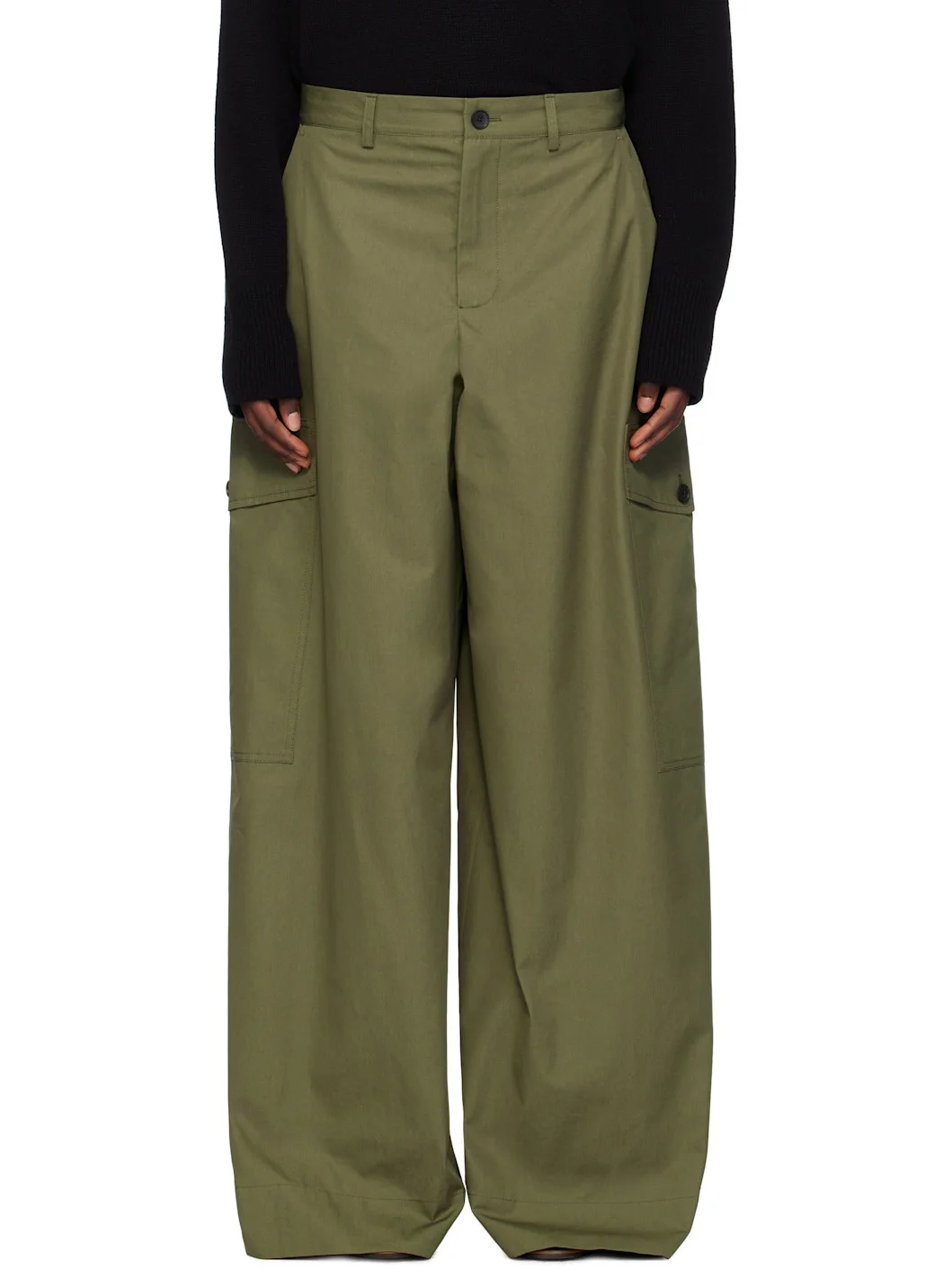 Khaki Stein Trousers - 1