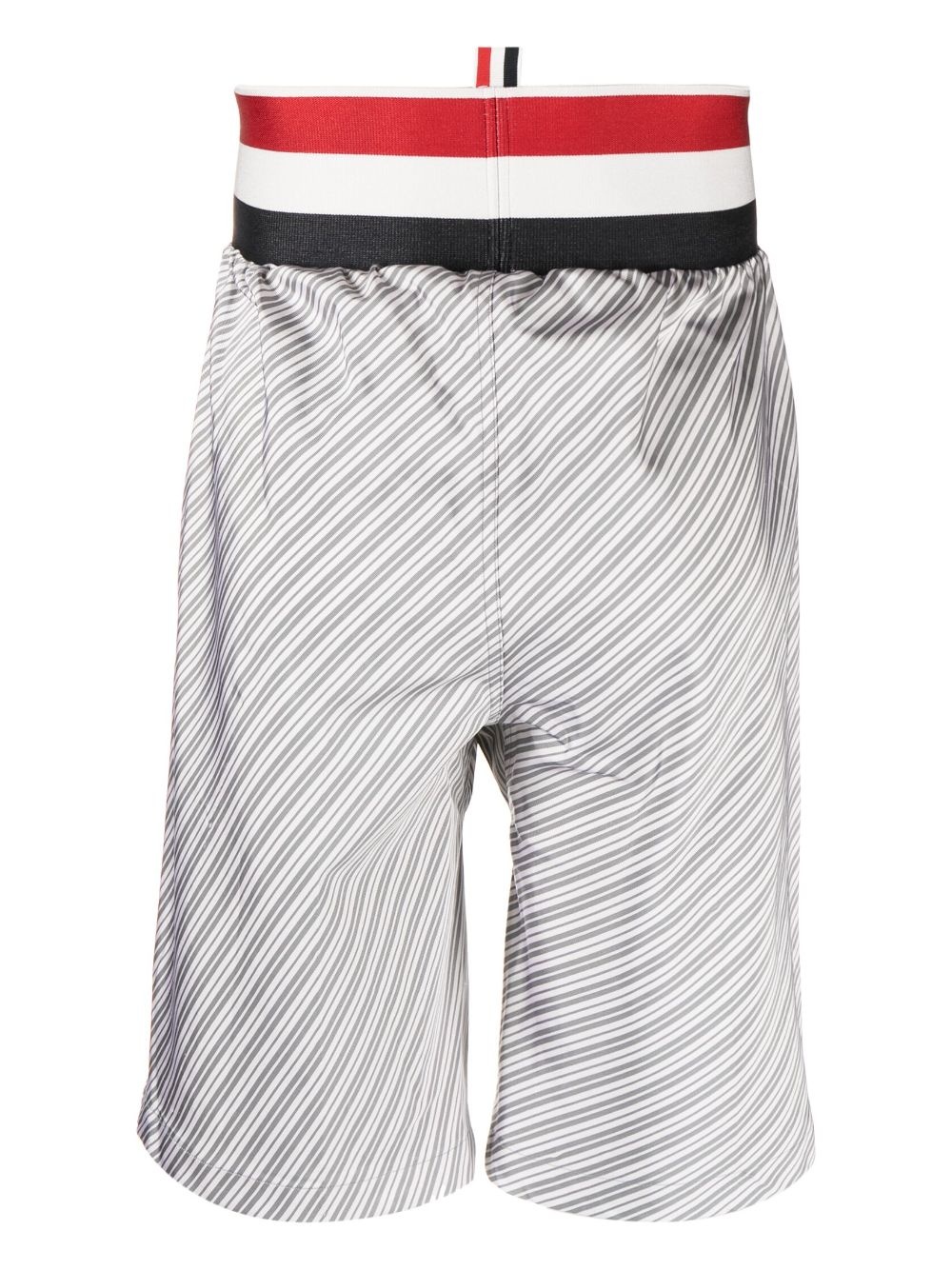 RWB-stripe cotton shorts - 2