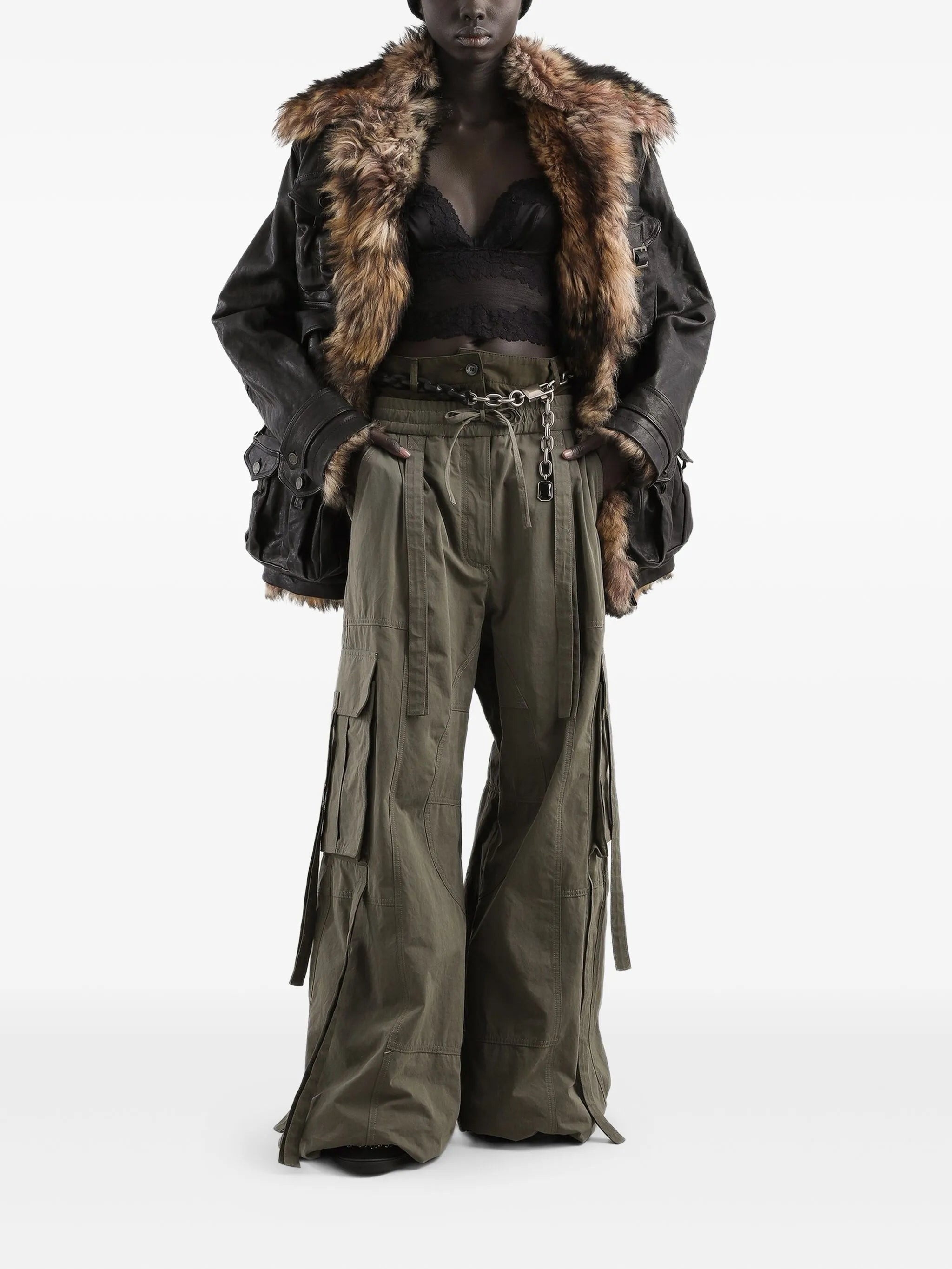 Dolce & Gabbana Drawstring Cargo Pants - 4